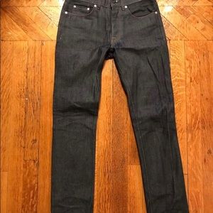 Acne studios roc raw denim size 30x32